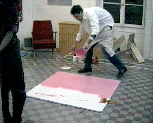 Making of monochrome Rose, 1992 (with Barbara Rose)