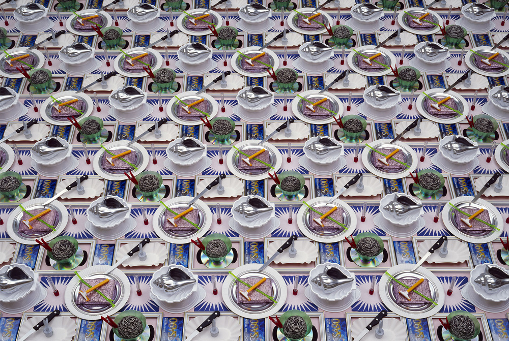 oriental carpet I, 2006 - endura print mounted on alu dibond – 180 x 258 cm.